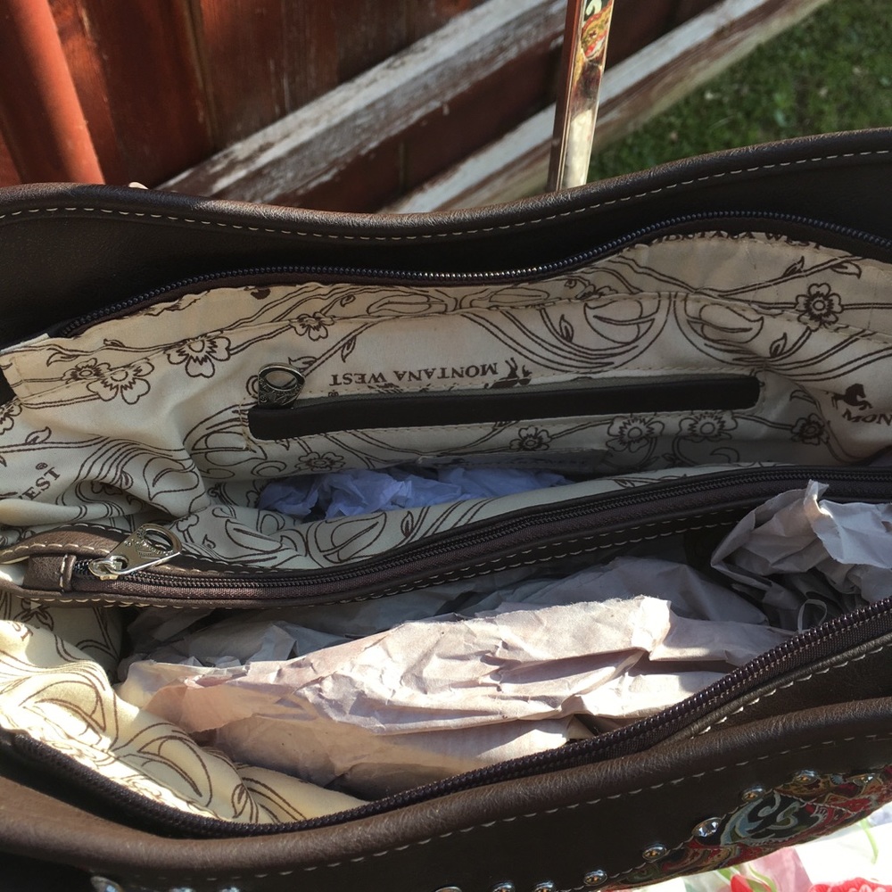 Montana West Paisley Quilted Handbag - Picture 6 of 7
